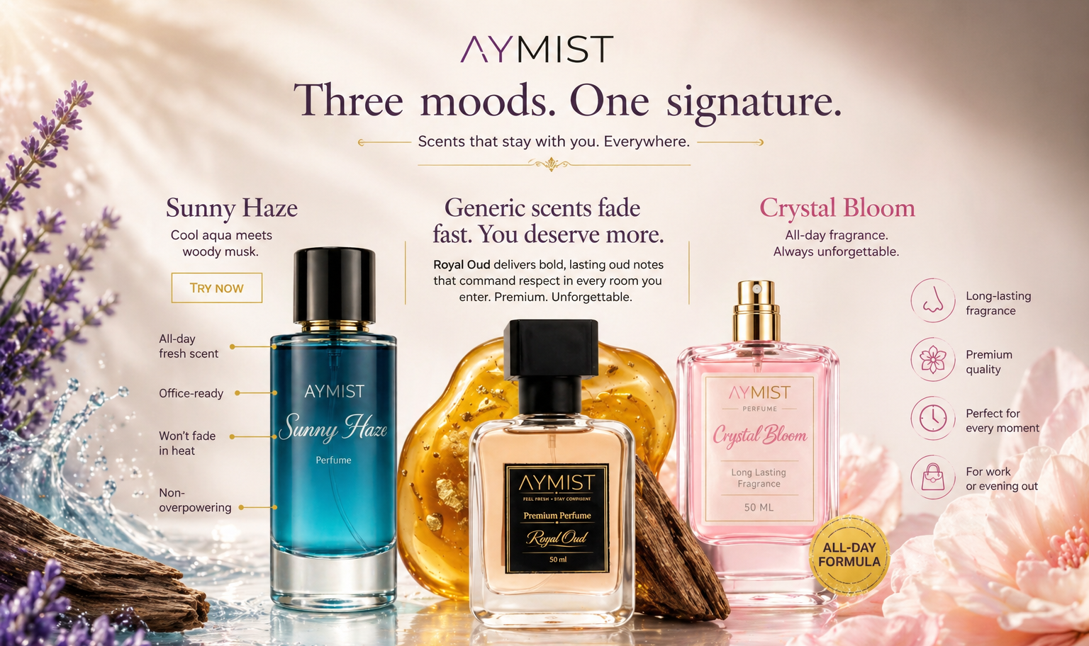 More Than Fragrance – It's Confidence You Wear | AYMIST