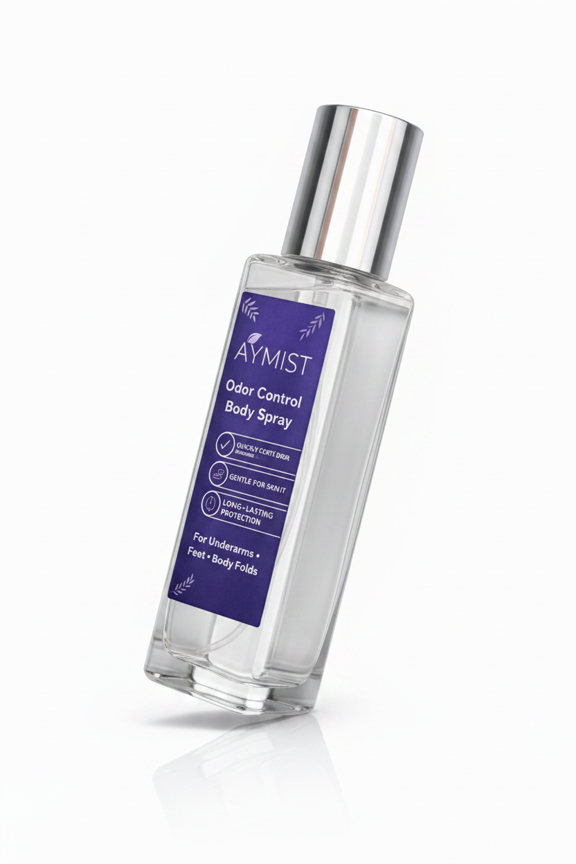 AYMIST Odor Control Body Spray - Side Angle